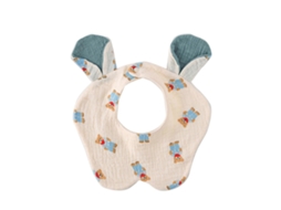 Pasta de Dente com Estampa Adorável, Macio e Absorvente, Bandana para Bebês, Toalha de Saliva para Crianças Pequenas, 6 Ninhadas para Alimentação
