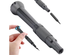 Chave De Fenda Hexagonal 4 Mm Com Cabo Em Liga Alumínio Para Reparos