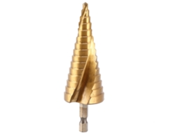 Broca De Passo Em Aço De Alta Velocidade Com Punho Hexagonal Para Perfuração 4mm~12mm Madeira Plástico Metal