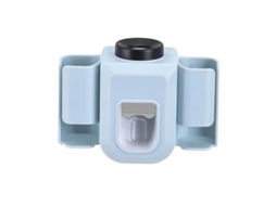 (azul) Porta-escova De Dentes Com Dois Orifícios, Porta-pasta De Dentes, Acessório De Banheiro