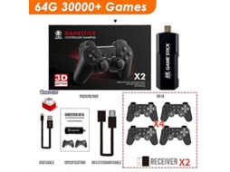 4/2 Console De Jogos Gamepad 4k Gd10 Game Stick Hd Saída De Tv Game Stick 2.4g Dual Handle Console De Videogame Portátil Para Simuladores Ly Ebike