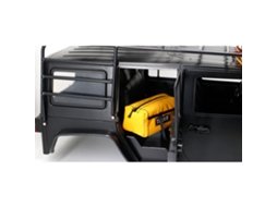 Bolsa de Bagagem Decorativa para Teto de Carro Rc Crawler Scx10 Trx4 Rc4wd D90 1/8 1/10, Cor Cáqui. MDUG