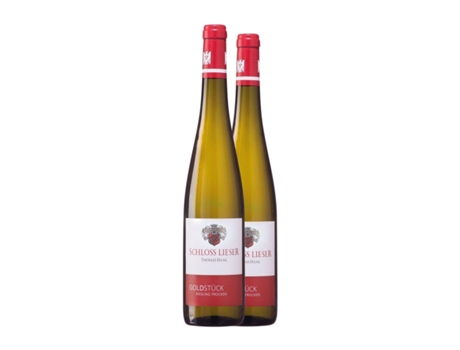Vinho branco SCHLOSS LIESER Piesporter Goldstück Riesling Seco Mosel (0.75 L - 2 Unidades)