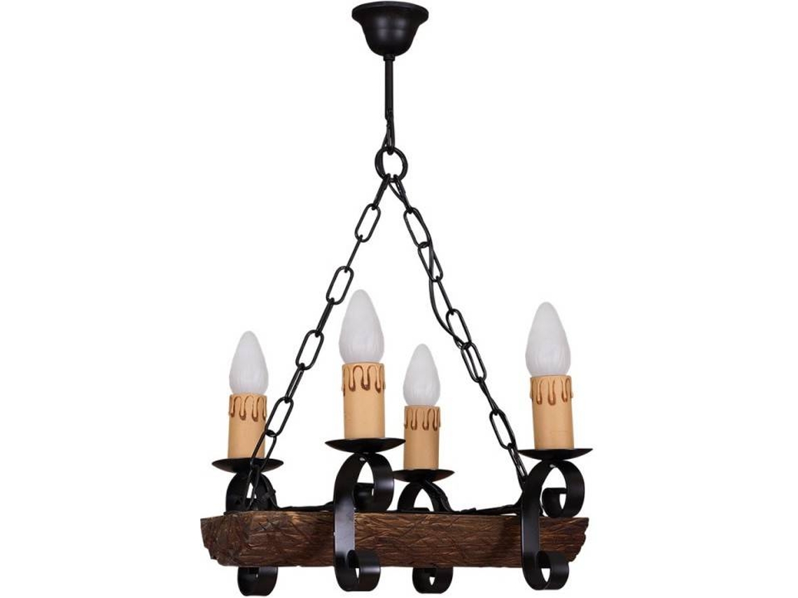 Candeeiro de Teto FABRILAMP Tronco (Branco - Metal, resina - 38x35 cm)
