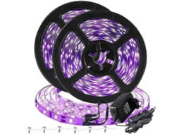 Fita Led Neon Uv 12 M 12 V Autoadesiva Recortável Para Quarto E Setup - Lurelia