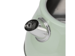 Chaleira Elétrica Verde De Aço Inox Laxiscreed 1,7l 1500w Com Desligamento Automático E Fervura Rápida