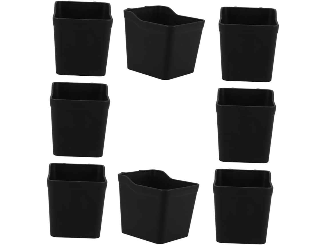 Organizador Minimalista De 8 Peças Com Painel Perfurado E Cestos Modul