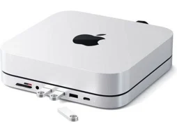 HUB e Suporte SATECHI (6 Portas - Mac Mini - Prateado)