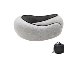 Travesseiro de viagem em algodão viscoelástico formato U para massagem AQUAFORGE