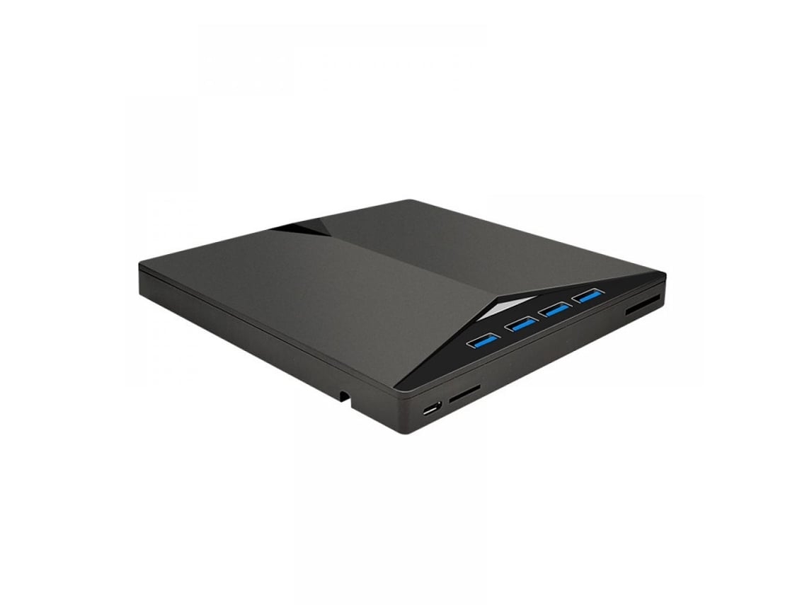 Gravador externo de cd dvd usb 3.0 compatível com Windows 7 8 10 11 led rgb quarto festa STELASPLEN