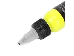 Tinta Corporal À Base De Água Fluorescente (amarelo Fluorescente, Embalagem Individual De 29ml Com Rótulo De Data) + Eoocoo