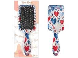 Escova Desembaraçadora Para Cabelos Molhados E Secos, Pentes Almofadados De Ar Little Hearts Para O Dia Da Independência