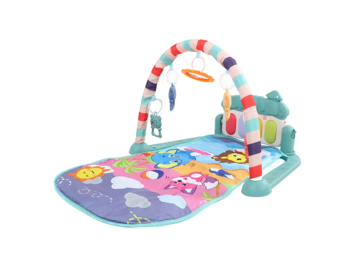 Colchón De Gimnasia Para Bebés Con Piano Musical Y Luces Juguete Infantil