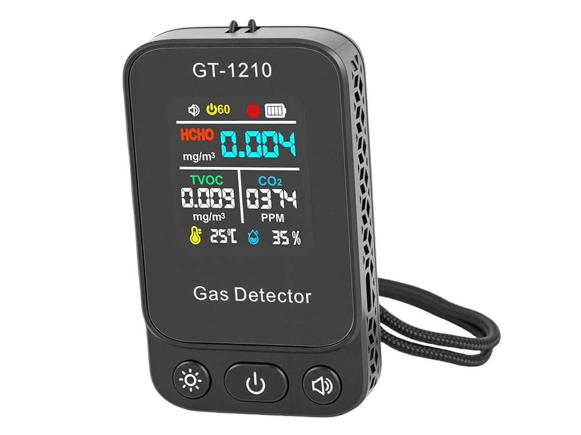 Testador De Qualidade Do Ar Interior, Detector De Co2 Com Tela