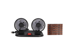 Ventilador de Carro Dupla Cabeça Usb S/MARCA
