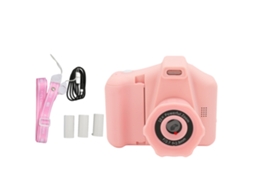 Câmera Digital Infantil Com Impressão 1440p Tela 2.8 Polegadas Luz De Preenchimento Para Meninos Meninas Rosa