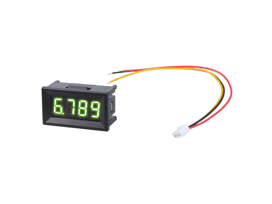 Voltímetro Digital 0-100v| Ferramenta De Medição Tensão| Display Led| 0| 36 Polegadas| 3 Fios