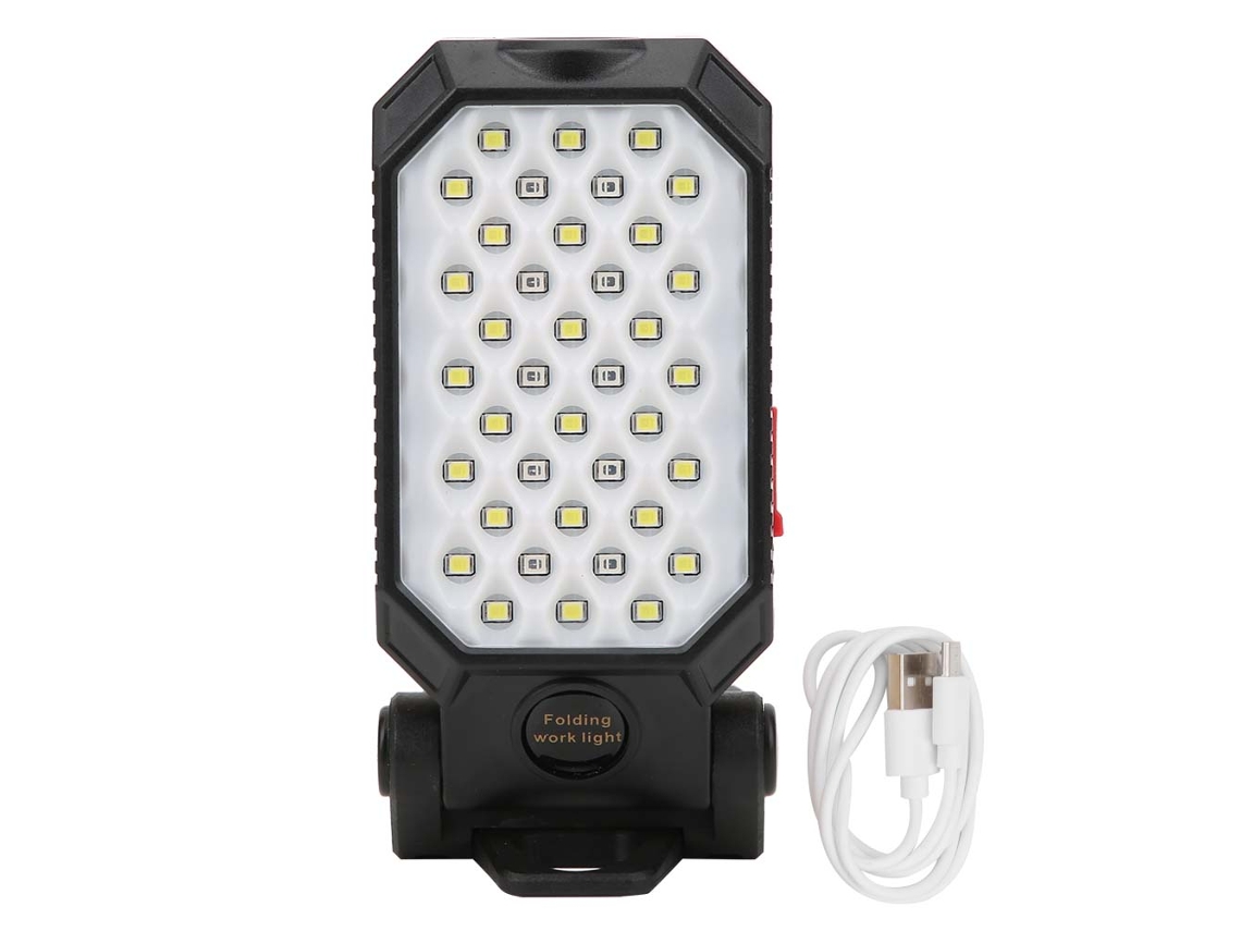 2026 lâmpada de Trabalho Led Portátil 39led com Carga Usb e Íman para Carro e Camping