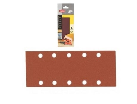 10 hojas perforadas 93x230mm g80 ratio
