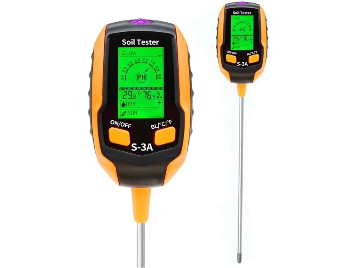 Analisador De Solo 6em 1ph Umidade Salinidade Iluminação Temperatura Para Agricultura E Jardinagem