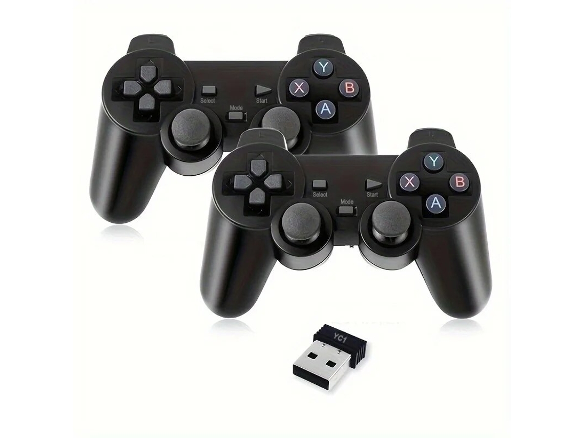 (2 Unidades) Gamepad Sem Fio De 2,4 Ghz, Joystick Para Jogos Com Usb