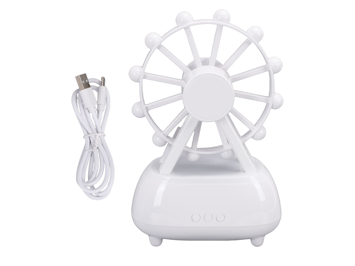 Laxiscreed Umidificador Com Roda Gigante, Aromaterapia, Luz E Som Bluetooth Para Ambiente Doméstico