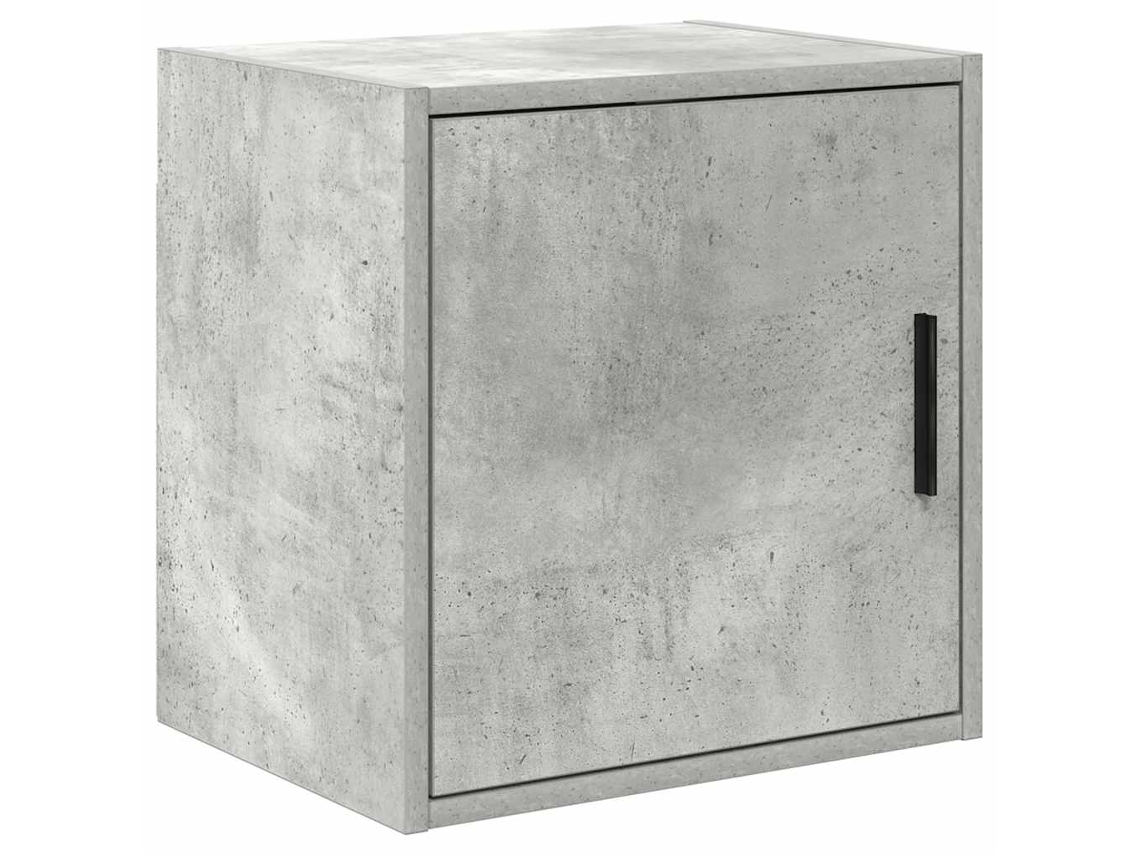 Vidaxl Armário De Parede Garagem Concreto Cinza Madeira Engenheirada