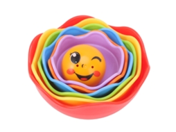 Copos Empilháveis WalshLXq para Bebês, Brinquedo Educativo Interativo e Leve para a Hora do Banho, Desenvolvimento Infantil para Meninos e Meninas