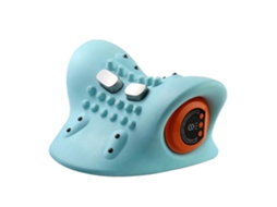 Lurelia Almofada Massageadora Cervical Shiatsu Sem Fio Para Ombros E Costas Azul Acabamento Macio