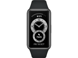 Pulseira Desportiva HUAWEI Band 6 (Bluetooth - Suporta SpO2 - Até 14 dias de Autonomia - Preto)