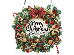 Kerstkrans Voor Wanddecoratie - Kerstboomversiering Voor Kinderen/volwassenen - Inclusief Ketting - Eenvoudige Ontwerpen - Decoratie