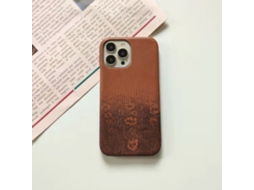 Capa Para Iphone 17 Marrom Degradê