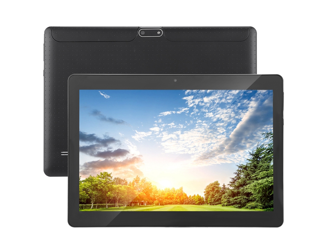 Tablet dourado de 10 polegadas, 116g, HD, Android 4.4, preto dourado claro