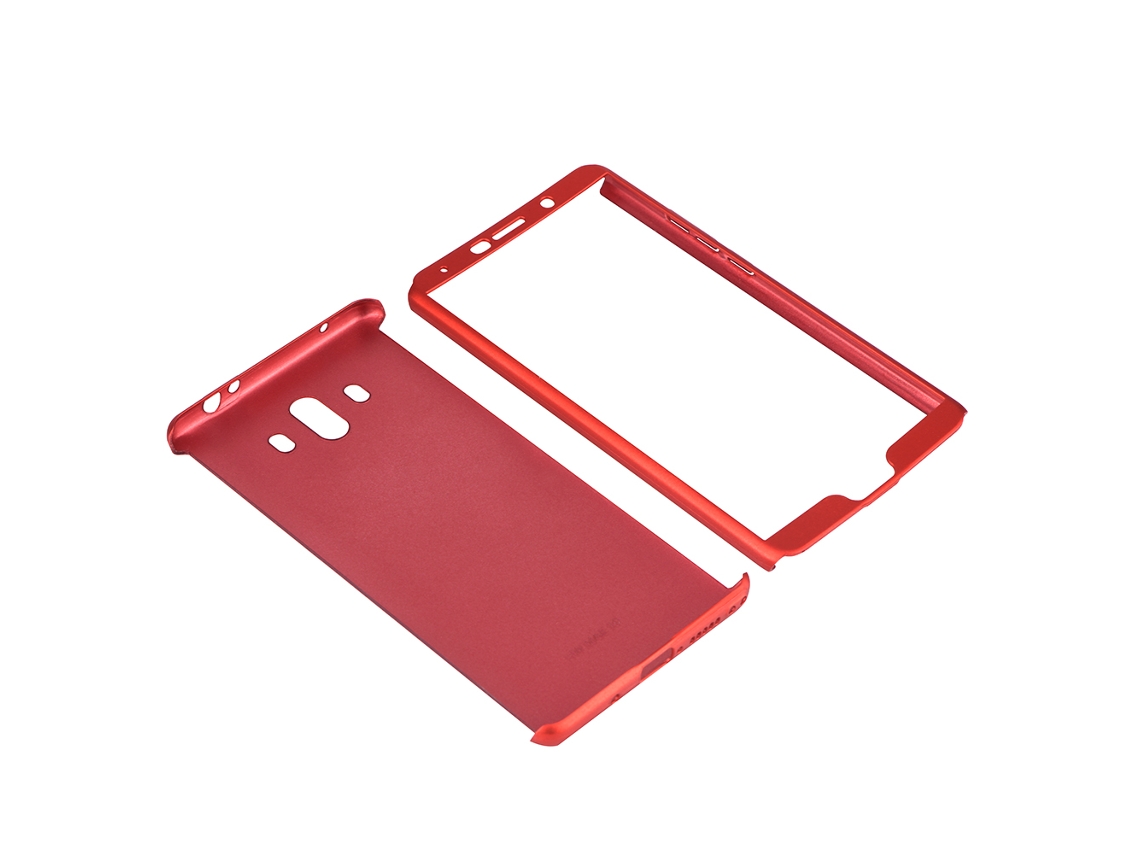 Capa de telefone Huawei Mate10 vermelha com proteção total EOOCOO