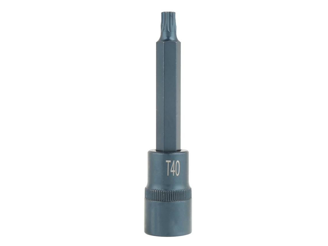 Bocado de Soquete de Berloqueiro Elétrico Plum 1/2" 100mm Aço S2 YURU ferramenta de Estrela T40