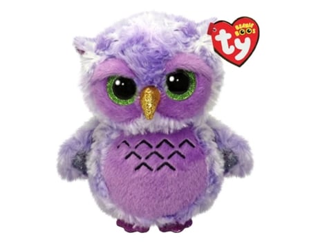 Ty Beanie Boos Owlia Violeta Coruja Pelúcia Boneca Colecionável Ty 37364 Meteorp25pn