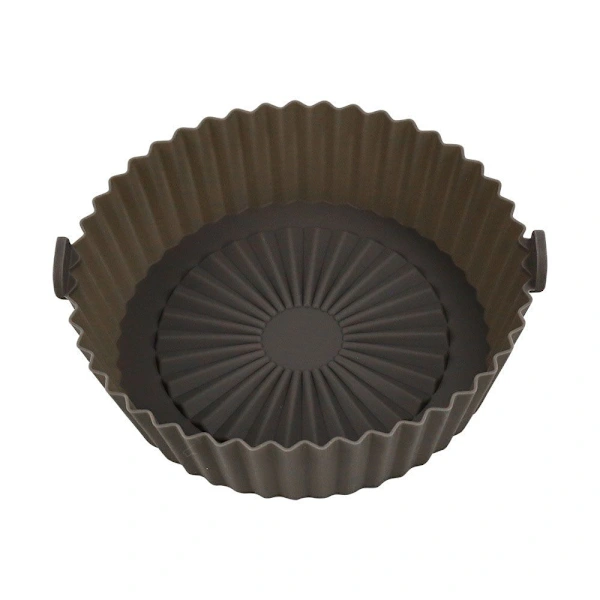 Panela De Silicone Para Fritadeira A Ar, Acessórios Para Fritadeira A Ar, Cinza