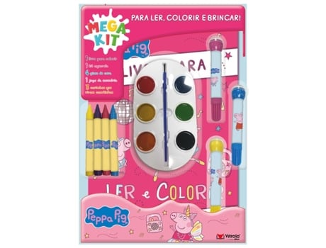 Livro Super Color Pack - Peppa Pig de Vitrola Editora (Português)