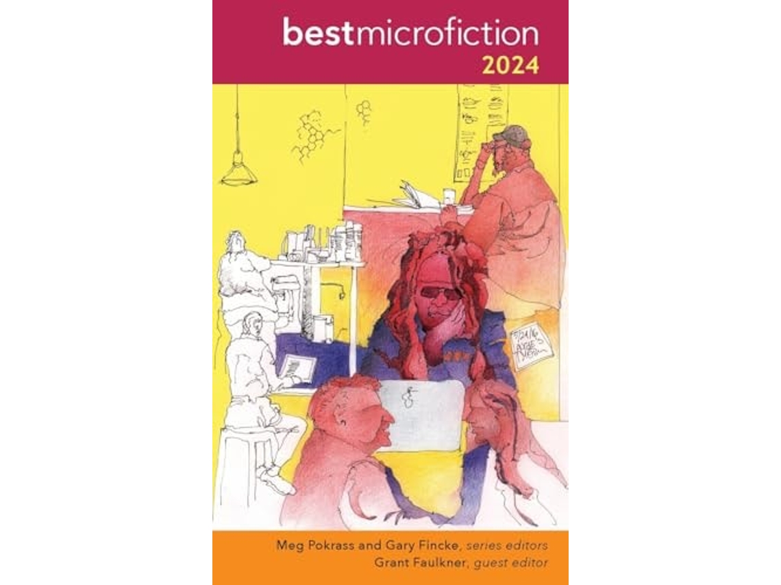 Livro Best Microfiction 2024 de Pokrass e Meg (Inglês)