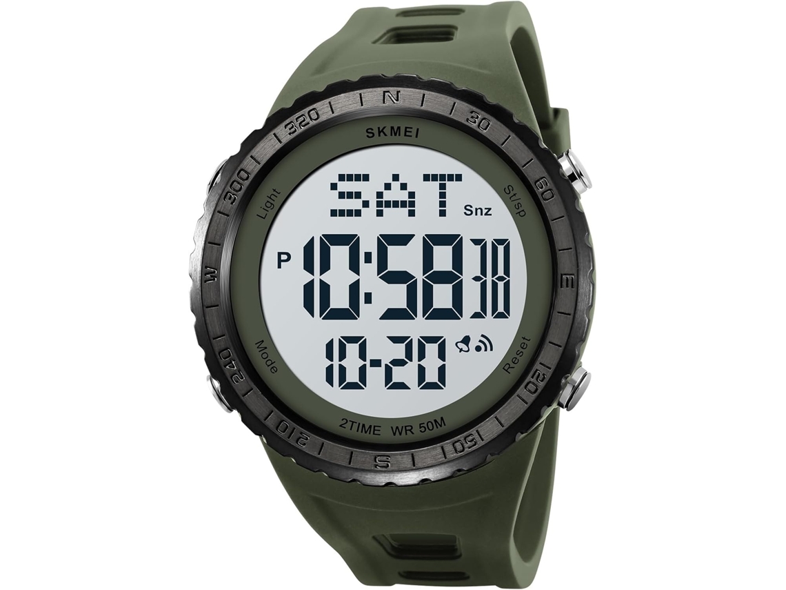 Lurelia Relógio Digital Desportivo, Visor Digital, Led, Cronómetro, Alarme, Data/calendário, 12/24h, 10,43 Polegadas, 265 Mm, 1,95 Polegadas, 49,8 Mm