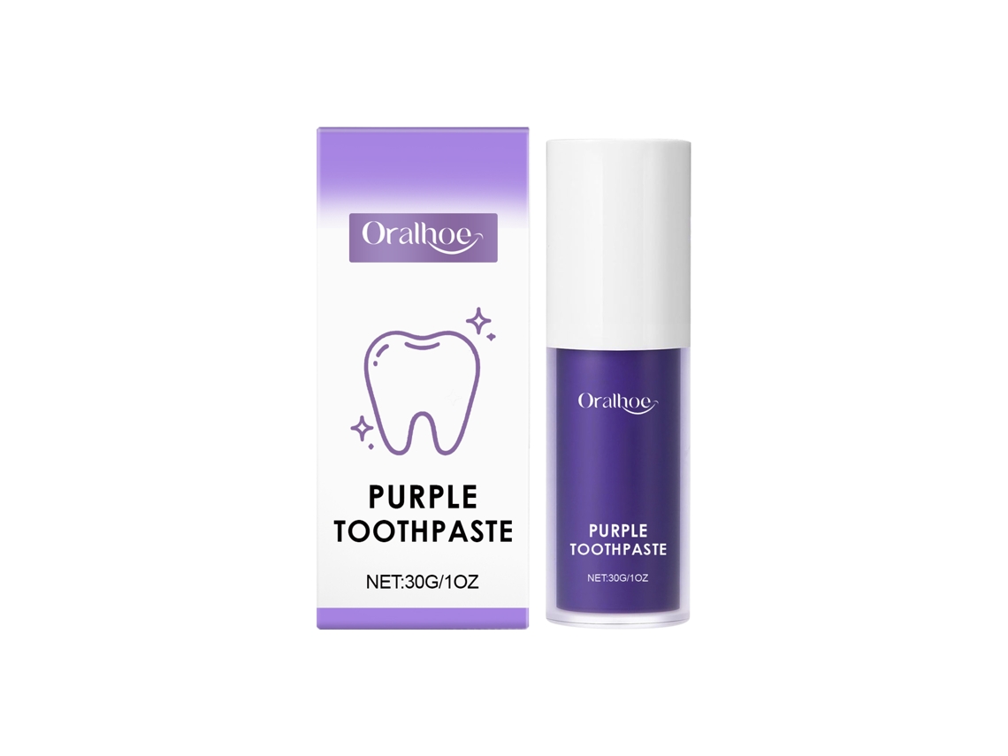 Creme Dental Roxo Clareador Imediato