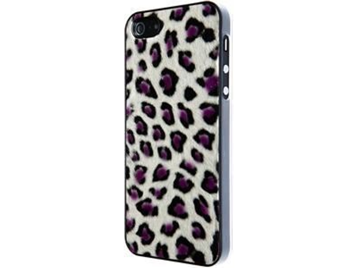 Capa iPhone 5, 5s, SE VCUBED3 Eco-Leather Leo Castanho