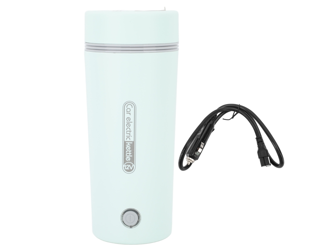 Chaleira Elétrica Portátil 350ml Aquecimento Rápido Proteção Anti Seco Viagem Carro 24v | S/MARCA