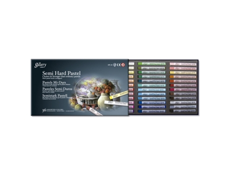 Pastel Seco Gallery, 36 Cores Sortidas
