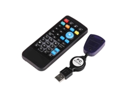 Controle Remoto Sem Fio Para Mouse De Pc Com Receptor Usb E Controle Remoto Ir Para Laptop, Pc E Computador Com Windows 7, 8 E 10