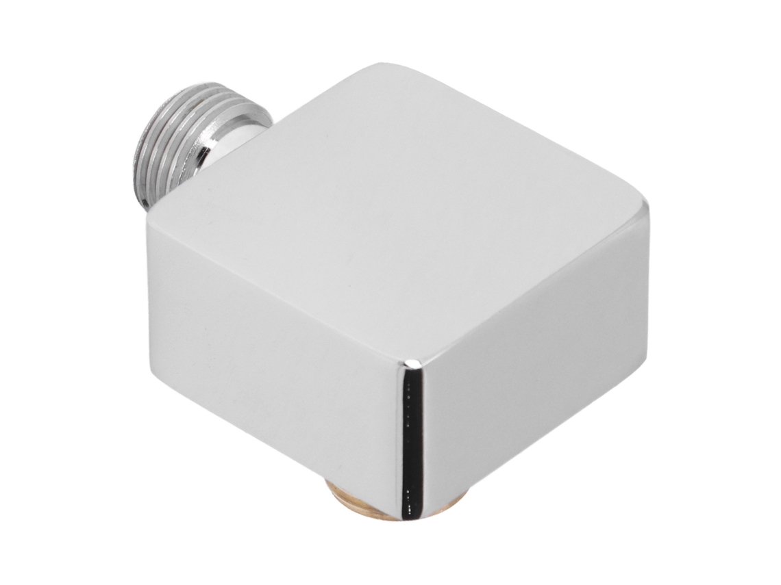 Cromado Duche Elbow G1/2, Full Cobre Montagem Na Parede, Male Female Universal Para He Held Duche