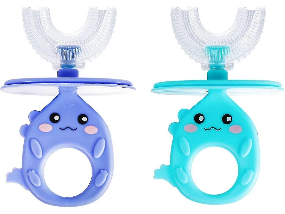 Escova de Dentes Infantil, em Formato U para Crianças, Infantil com Limpeza Oral 3 60°, Toda a Bo GOKOCO