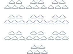 Pacote com 50 Laços Triangulares em V Reforçados para Reparo de Trampolins, de Alta Resistência. SFUSHOS