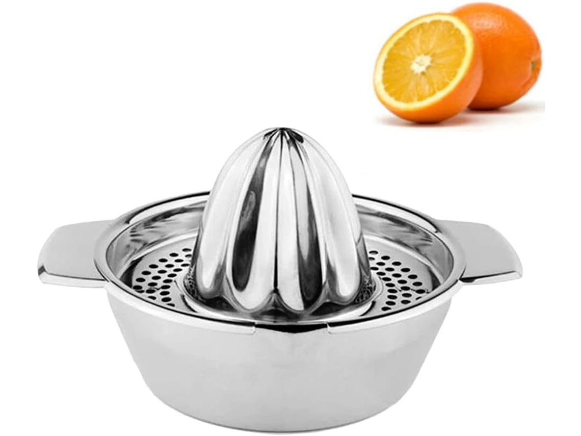 Espremedor Manual Em Aço Inoxidável Para Limão, Lima E Laranja
