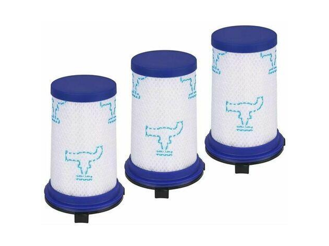 Pacote Com 3 Filtros De Substituição Para Aspirador Sem Fio Rowenta Air Force 360 / X-pert Essential 260